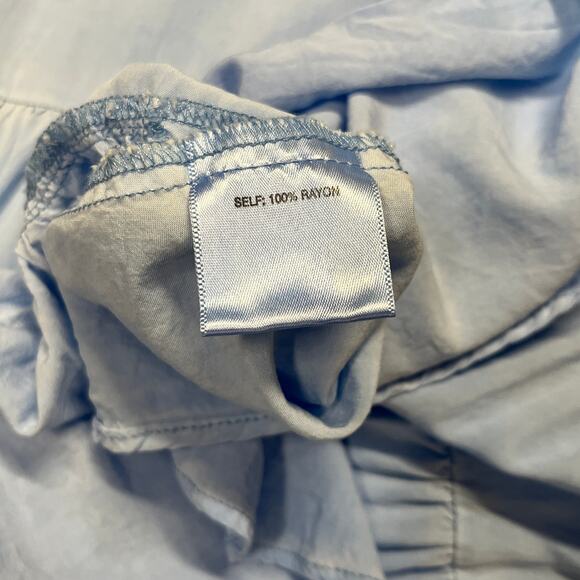 Jane and Delancy Baby Doll Tiered Button V-Neck Top Tunic Size Large - Picture 4 of 5